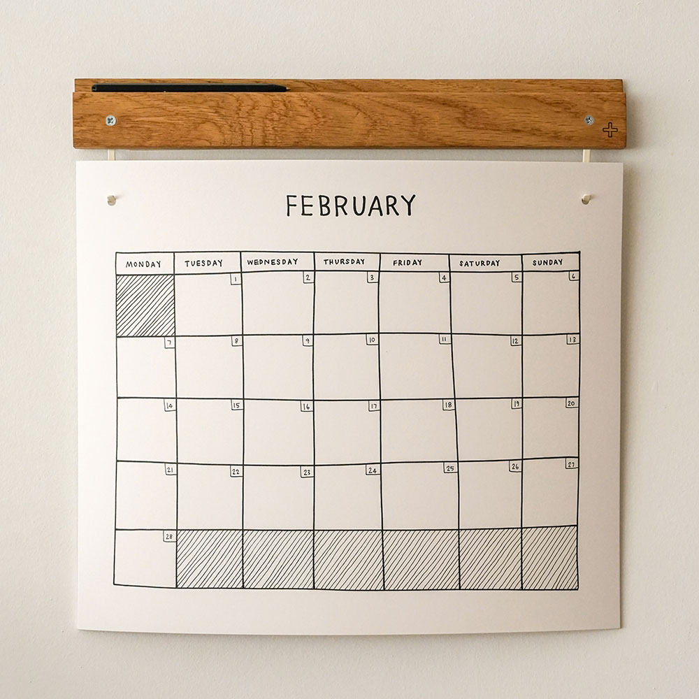 2023 Hand-Drawn Calendar (Large) – Paintings For Ants